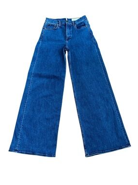 Rag & Bone Sofie High Rise Wide Leg Jeans in Jen Size 27
